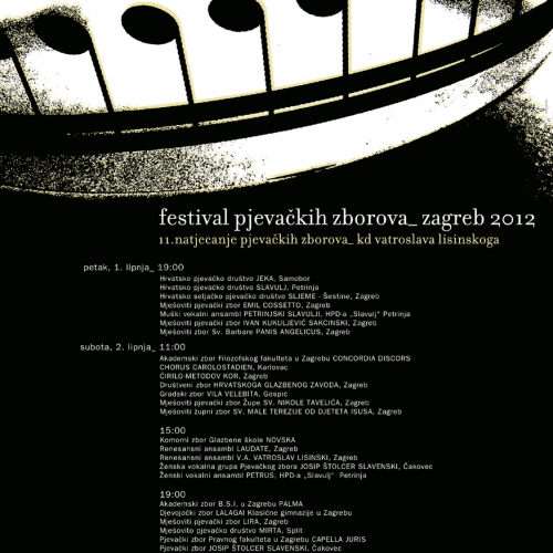 Festival pjevačkih zborova 2012